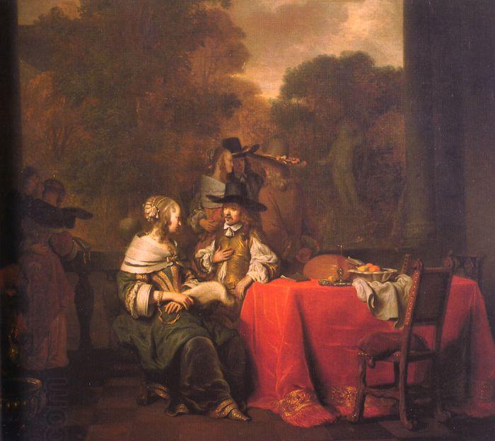 Gerbrand van den Eeckhout Party on a Terrace oil painting picture